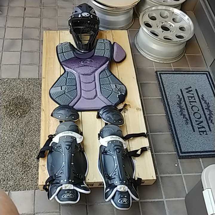 ローリングス キャッチャー防具一式 プロテクター レガース マスク