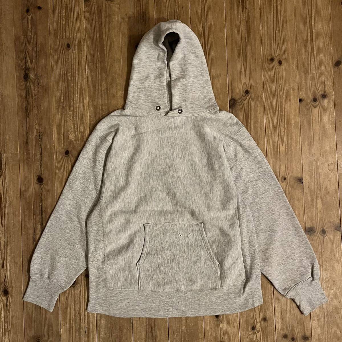 最新作，限定セール ビンテージ/ヴィンテージ/Champion/チャンピオン/リバースウィーブ/スウェット/パーカー/USA/アメリカ製/80年代/グレー/サイズL/目無し(パーカ)｜売買されたオークション情報、yahooの商品情報を 男性用