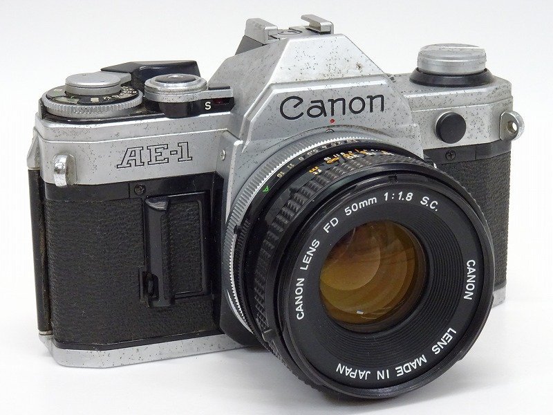 動作品】Canon AE-1 FD 50mm F1.8 S.C カメラ