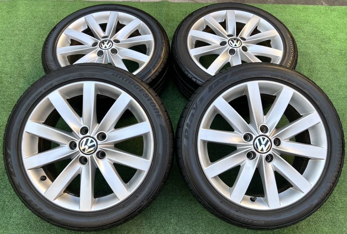 VW フォルクスワーゲン 純正 17インチ アルミホイール＆BRIDGESTONE