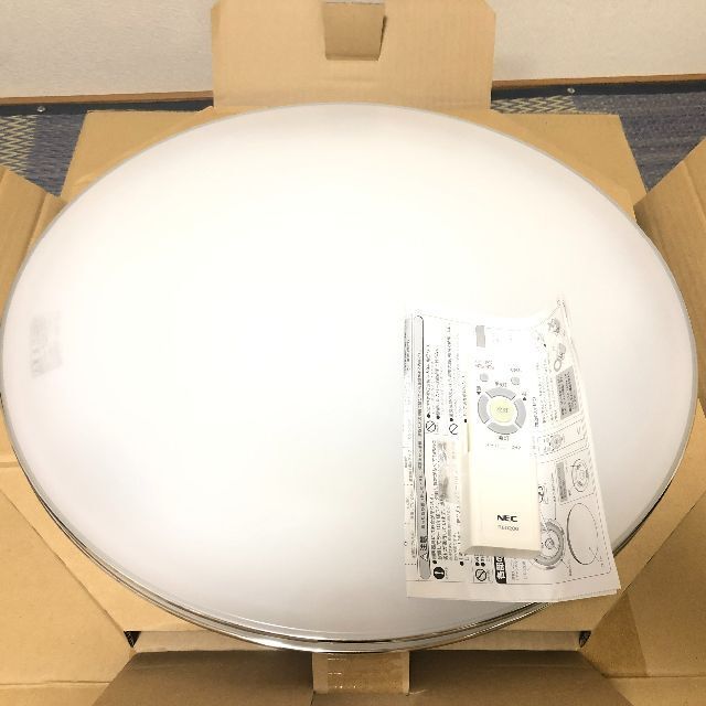定番，得価 010261 NEC LEDライト HLDZG1862 18畳 リモコン付 調光 昼光色 照明 天井照明 洋室 リビング ダイニング サークルタイプ(12畳用～)｜売買されたオークション情報、yahooの商品情報をアーカイブ公開 - シーリングライト