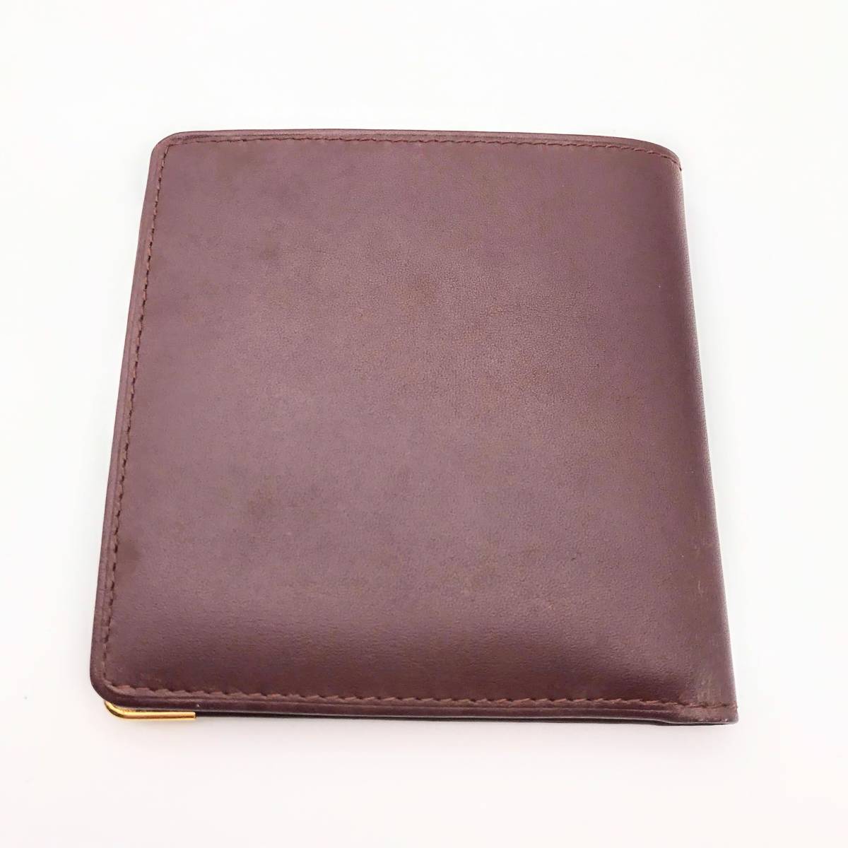 や[HY299] 1円スタート！ Cartier カルティエ 財布 2つ折り マスト 