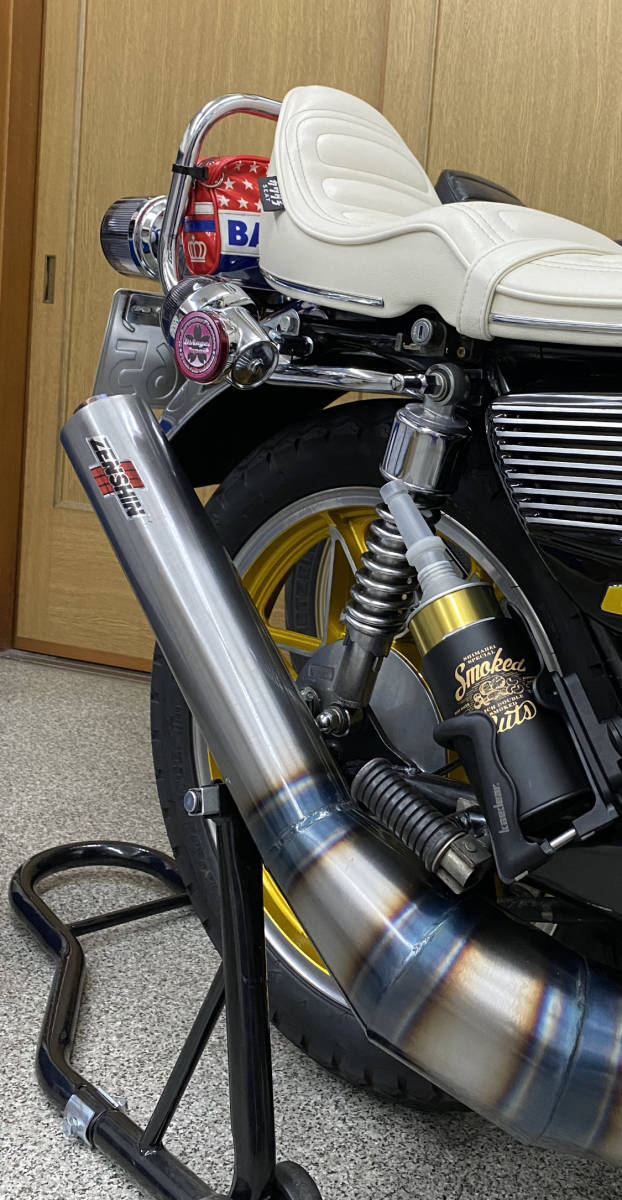 ゼンシン芋ロング GT550 後期 ゼンシン 芋ロング 2気筒系ロングイモ管