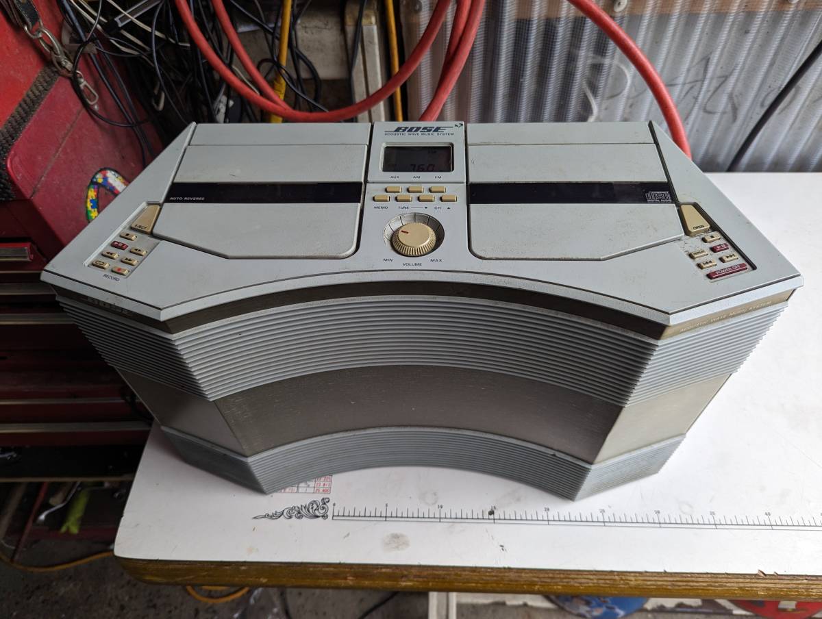 【名機・希少】BOSE ボーズ AW-1D CDラジカセ 通電確認のみ AW-1D BOSE ボーズ CDラジカセ Acoustic Wave Music System ACOUSTIC