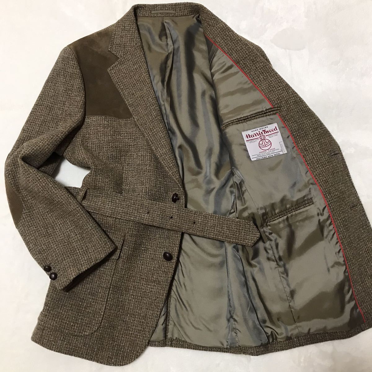 【英国製】HARRIS TWEED ノーフォーク テーラードジャケット M 新作，お買い得 未使用級!希少L! J.PRESS Harris Tweed J.プレス