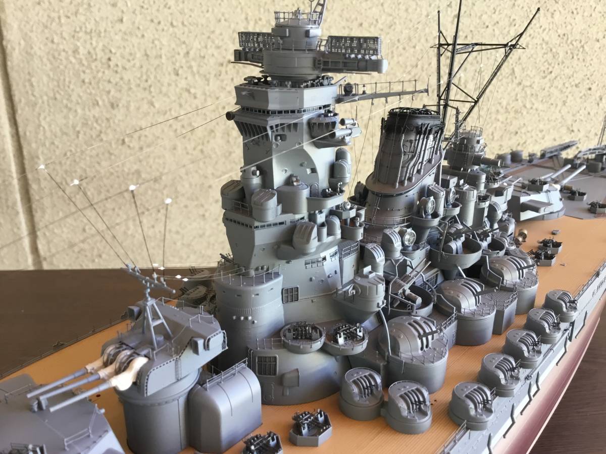 タミヤ1/350戦艦大和　完成品_2