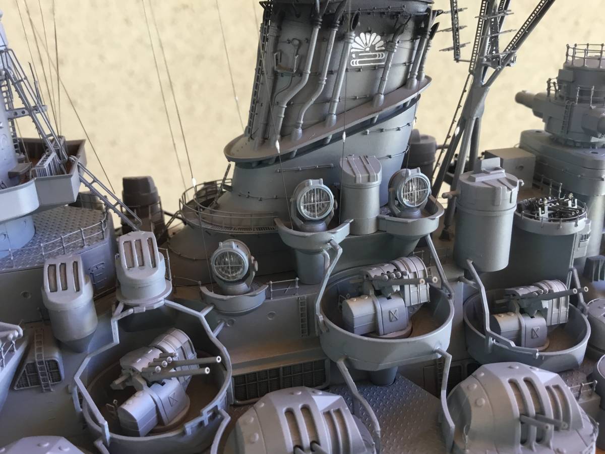 タミヤ1/350戦艦大和　完成品_5
