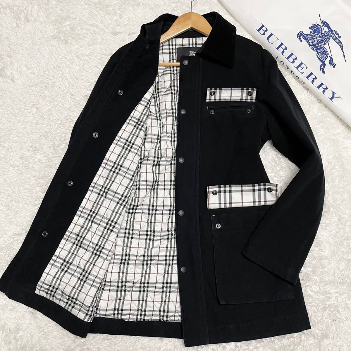 ○極美品!希少XL!! バーバリーブラックレーベル 『抜群の逸品 極美品