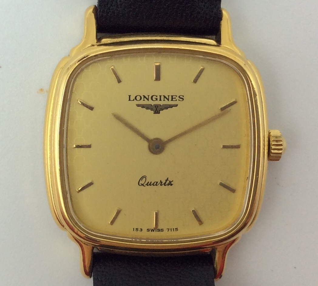 ロンジン　クォーツ　稼働中 GG61□〈QZ/稼働〉 LONGINES ロンジン 社外ベルト レディース 腕時計