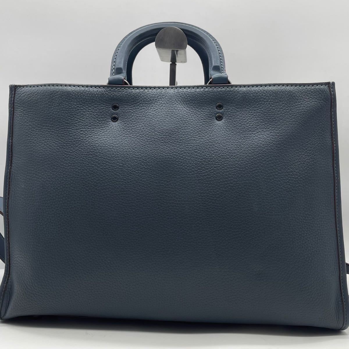 1円《美品・現行》定価11万 COACH コーチ ローグ トートバッグ 