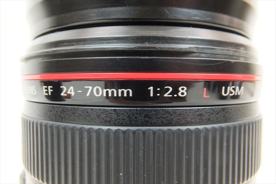 ▽ Canon キャノン EF 24-70mm 1:2.8 L USM レンズ 中古 221205Y6352