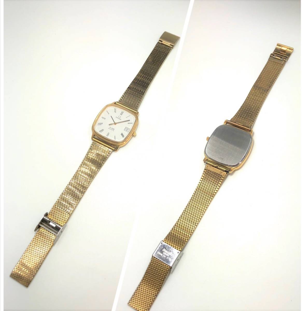 ★ OMEGA De ville オメガ デビル 1332 192.0049 クォーツ QZ デイト ゴールド 【B292】_8