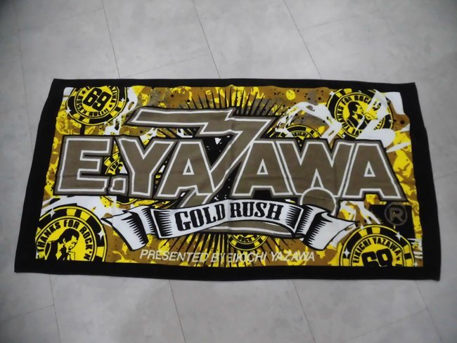 新品 未使用品 矢沢永吉 E.YAZAWA JBT ジュニア ビーチタオル(ロゴ 