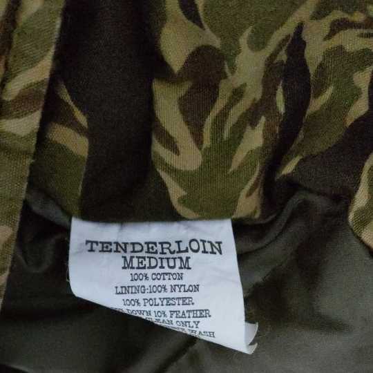 TENDERLOIN タイガーカモ テンダーロイン JKT 14SS フード