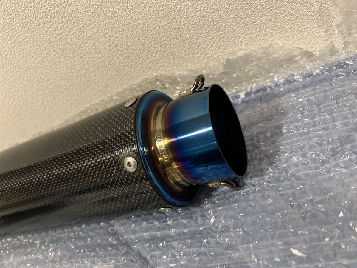 1円スタート k-factory モトGP サイレンサー チタン カーボン 60.5