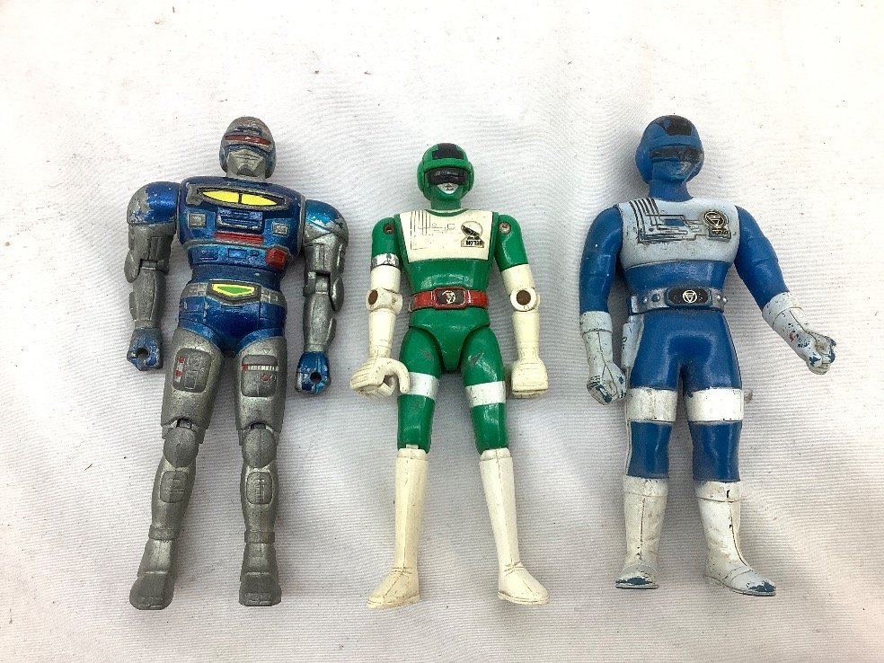 BANDAI 他 特撮フィギュア/宇宙刑事シャイダー/超電子バイオマン 計3体  