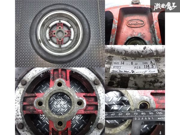 ○Speed Star SSR MK-2 TYPE A 14インチ 6J +15位 PCD 114.3