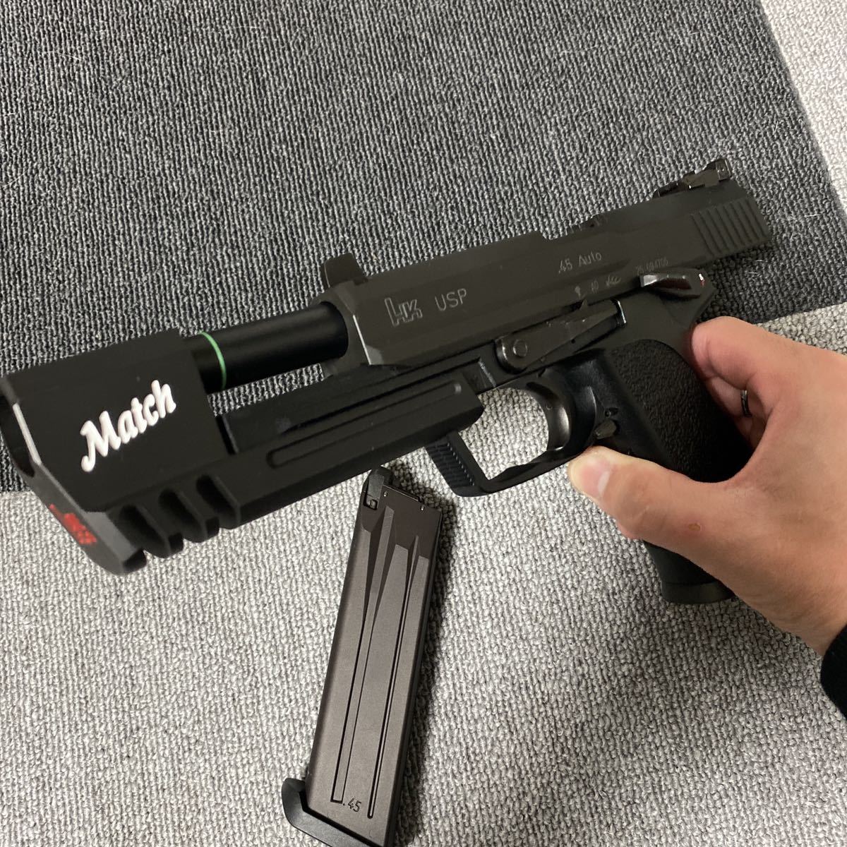 KSC システム7 USP 0 マッチ スライドHW USP45マッチ Match ガスブロー