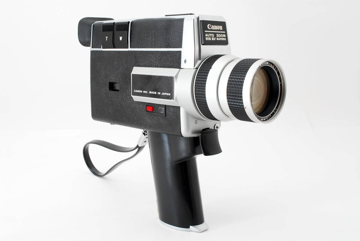 【完動品】 Canon キャノン AUTO ZOOM 518 SV SUPER8 8mm フィルムカメラ N318546 #1113618 0 SV Canon シングル8 8ミリ キヤノンAUTO