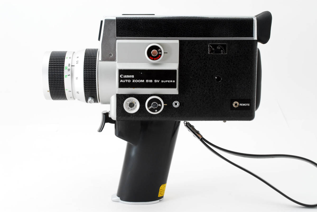 【完動品】 Canon キャノン AUTO ZOOM 518 SV SUPER8 8mm フィルムカメラ N318546 #1113618 0 SV Canon シングル8 8ミリ キヤノンAUTO