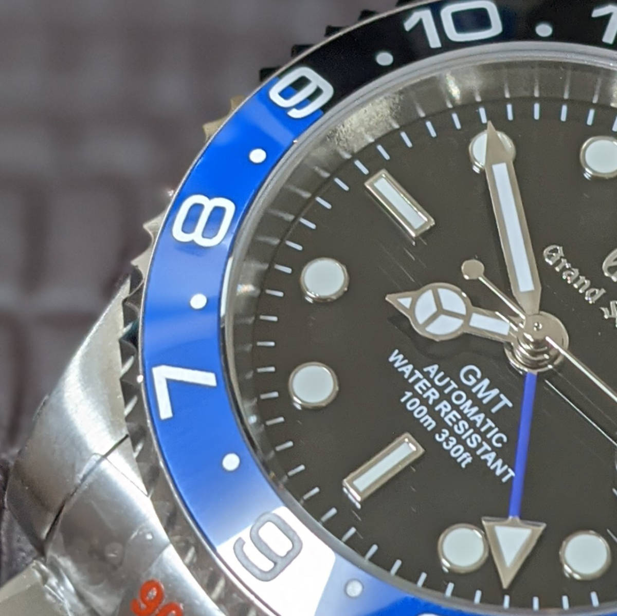 GMT Mod - Master Seiko II SEIKO MOD Batman Watch – Luxury Yahoo 