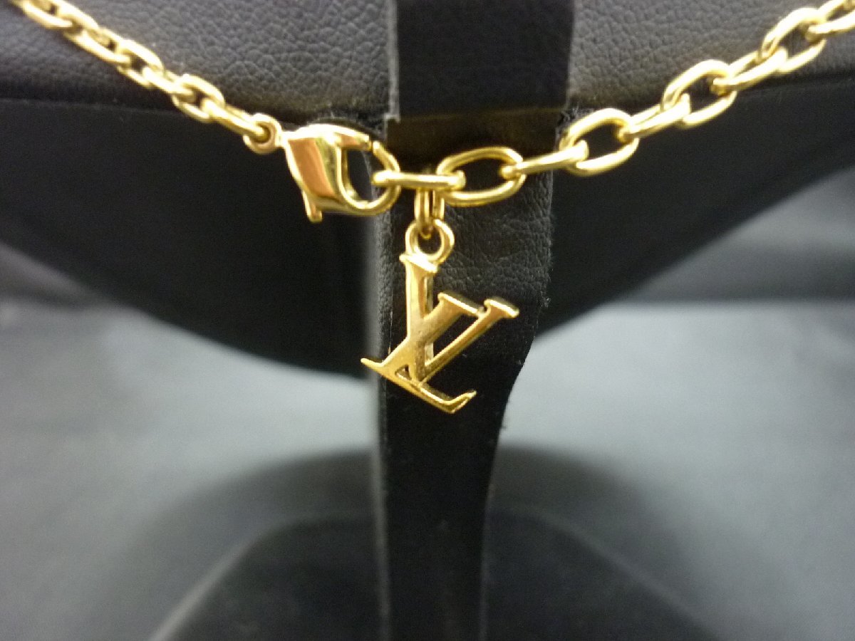 【LOUIS VUITTON】　ルイ・ヴィトン　コリエギャンブルキューブネックレス　GP　M75420　ゴールド×マルチカラー　SY01‐X68