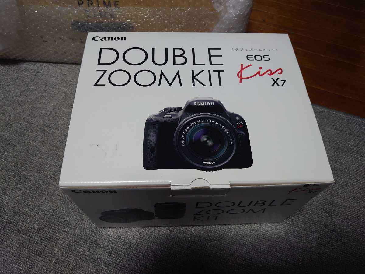 ☆美品 Canon EOS Kiss X7 DOUBLE ZOOM KIT ・ EF-S 18-55mm・EF-S 55