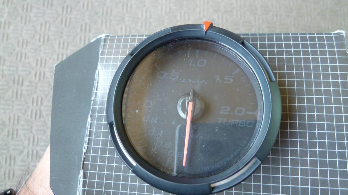 ★Defi ディフィ ブーストメーター ターボメーター φ60 ホワイトレーサーメーター DF11506 中古美品★ Defi ADVANCE ブースト計 bfの通販 デフィリンクメーター センサー付