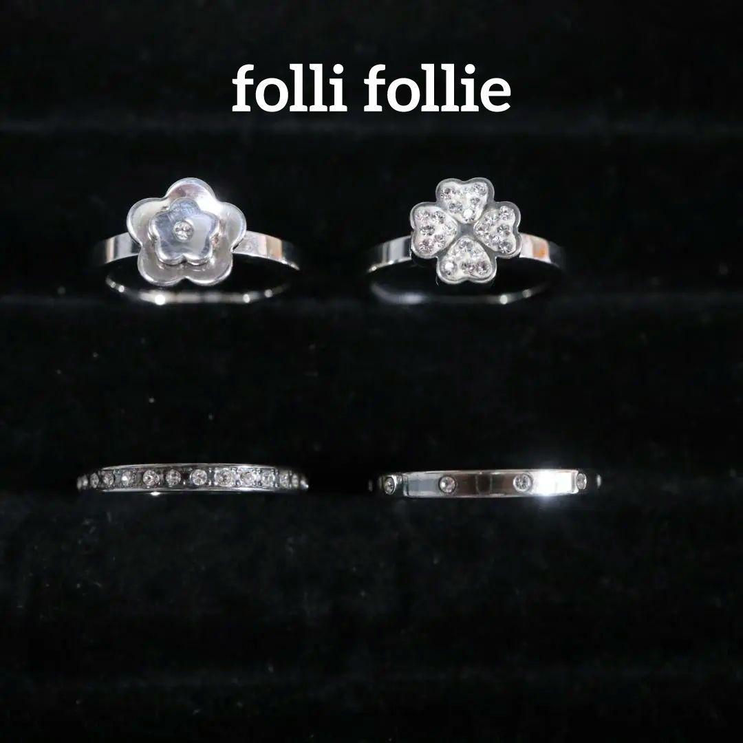 Folli Follie フォリフォリ リング ヴィンテージ SILVER 925 750 K18