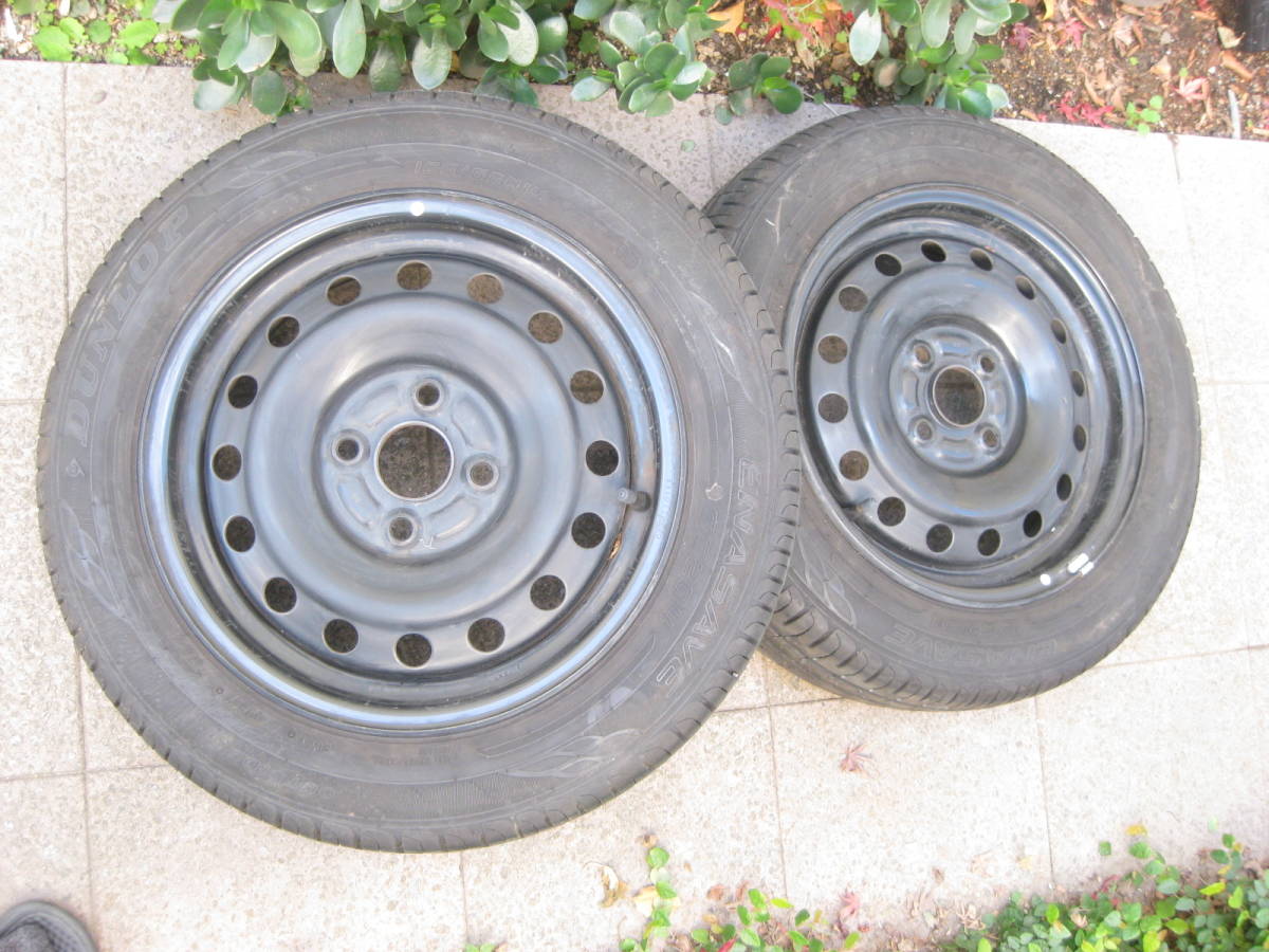 専用DUNLOP EC204 165⁄65R14 タイヤ 2本セット 165