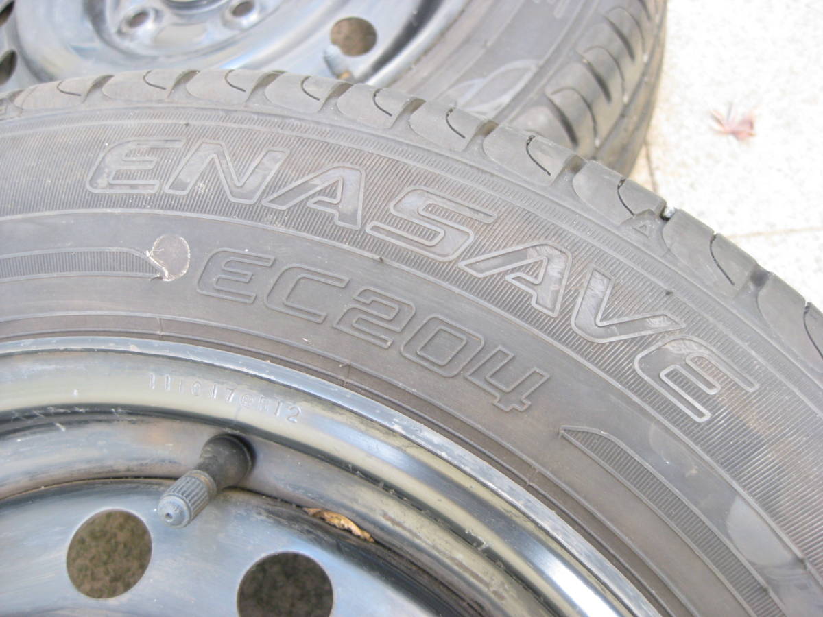 専用DUNLOP EC204 165⁄65R14 タイヤ 2本セット 165