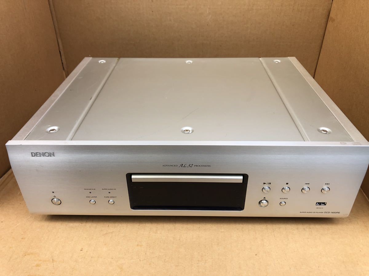 DENON デノン デンオン DCD-1650RE SACD/CDプレーヤー 2012年製 通電確認 CD再生動作は確認できました 音出し確認 ジャンク