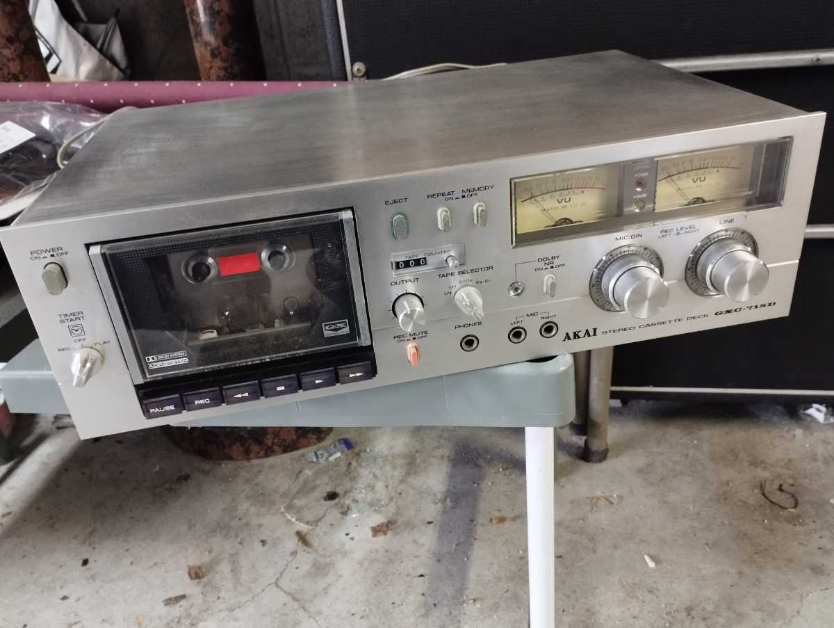 AKAI ステレオカセットデッキ GXC-715D AKAI GXC-715D カセットデッキ