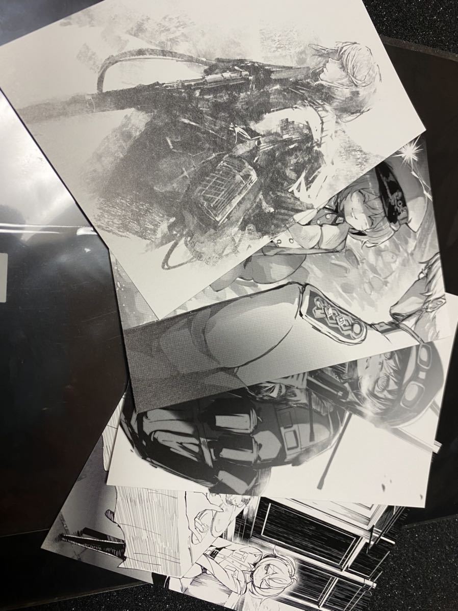 100枚限定 幼女戦記 3巻表紙 直筆サイン入りアートグラフ 原作版 新品