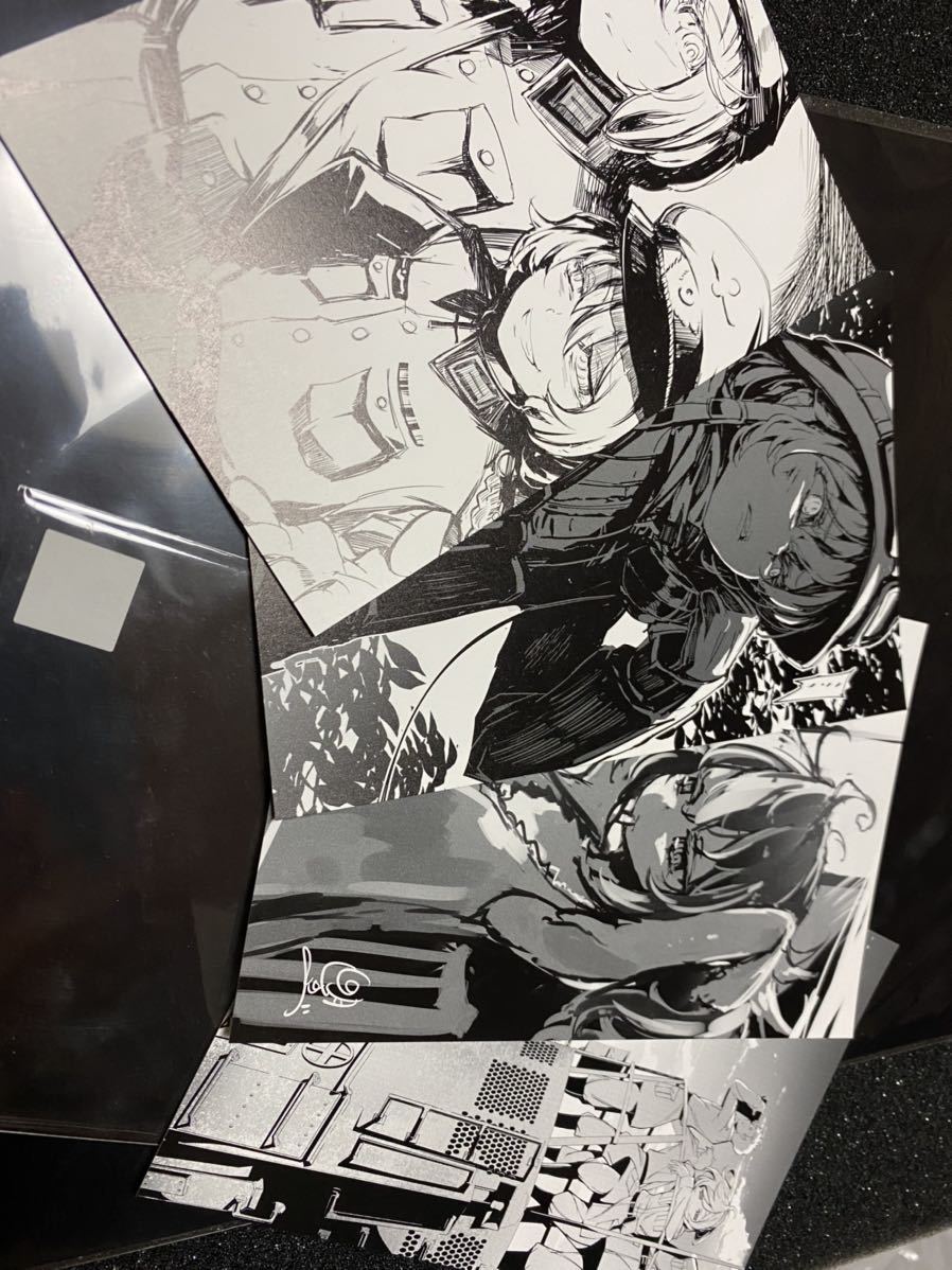 幼女戦記 限定100枚 直筆サイン入り 描き下ろしアートグラフ