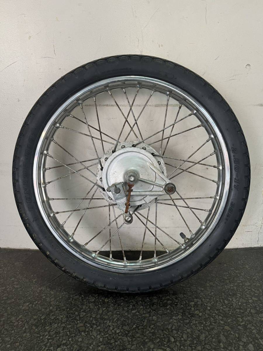 カブ90 【HA02】から取り外し ブレーキパネル シュー アクスルシャフト