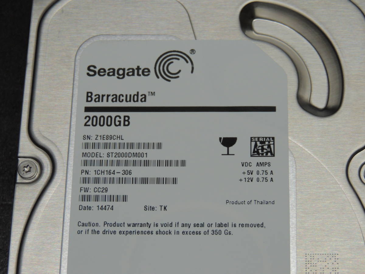 Seagate Barracuda ST2000DM001 3.5 2TB SATA Hard com: HDD | Storage Internal Tb 0 St2000dm001 Pack
