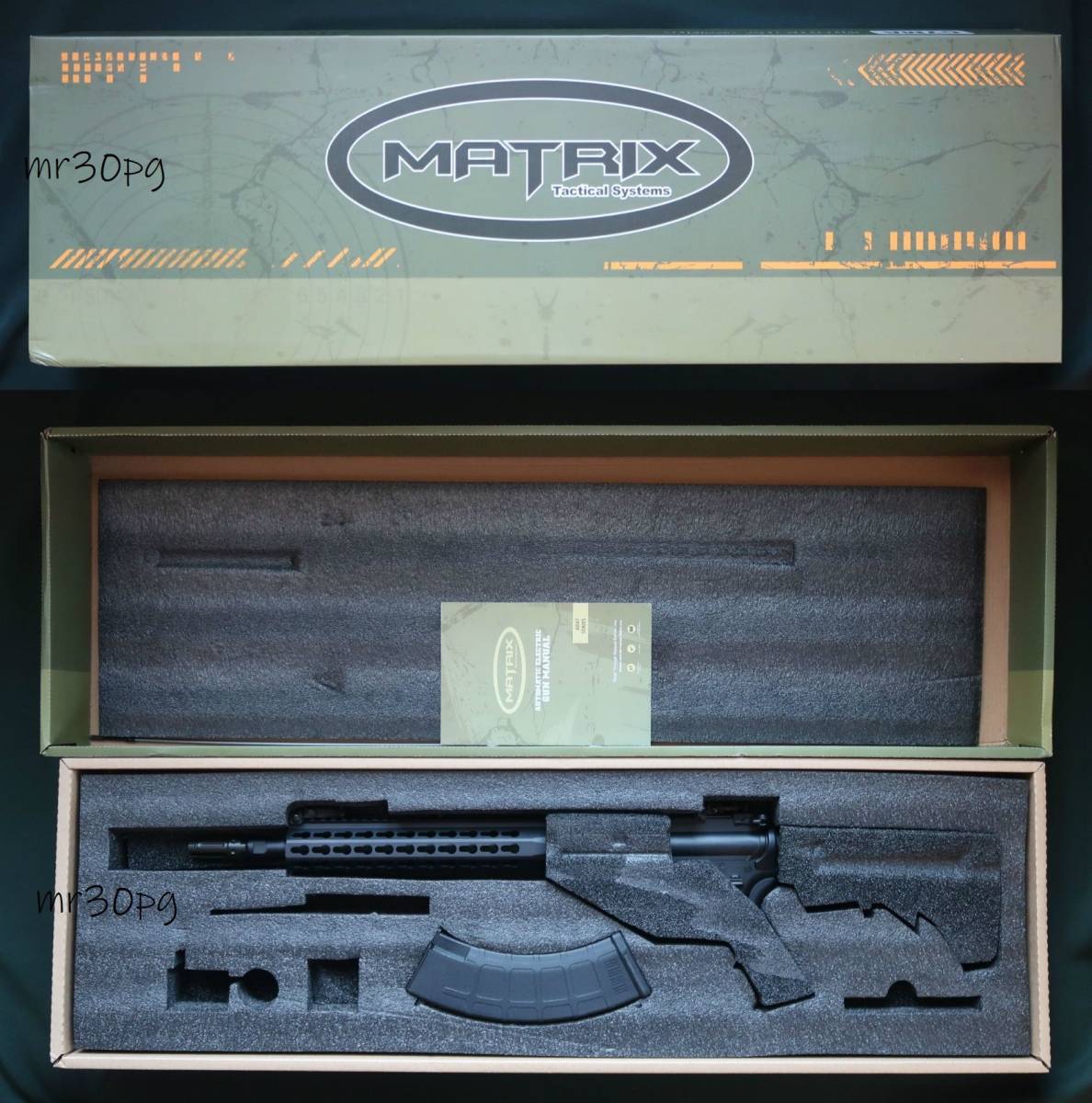 電子ETU搭載 CYMA/MATRIX製 KNIGHT'S ARMAMENT KAC SR-47 7.62×39mm URX4 KEYMOD ...