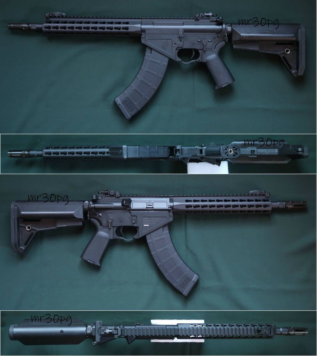 電子ETU搭載 CYMA/MATRIX製 KNIGHT'S ARMAMENT KAC SR-47 7.62×39mm URX4 KEYMOD ...