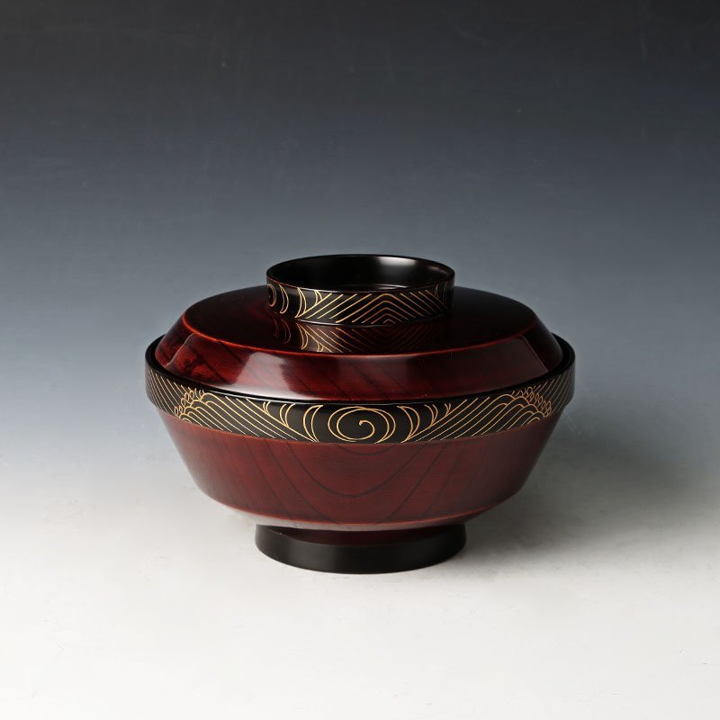 古美味】京漆匠 平安 象彦作 煮物椀 五客 茶道具 保証品 oS6J 【公式通販】