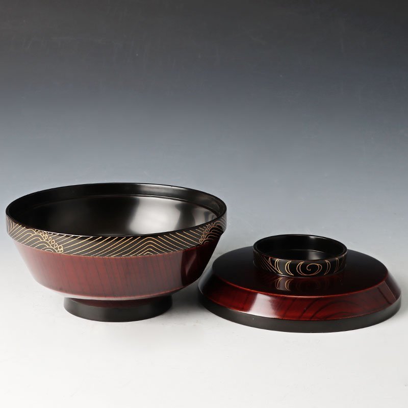 古美味】京漆匠 平安 象彦作 煮物椀 五客 茶道具 保証品 oS6J 【公式通販】