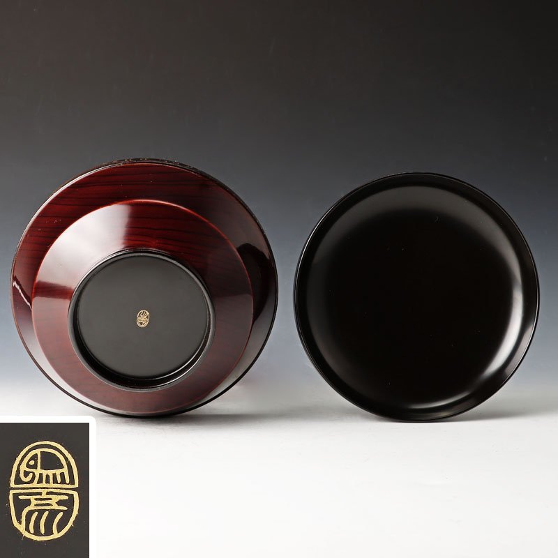 古美味】京漆匠 平安 象彦作 煮物椀 五客 茶道具 保証品 oS6J 【公式通販】