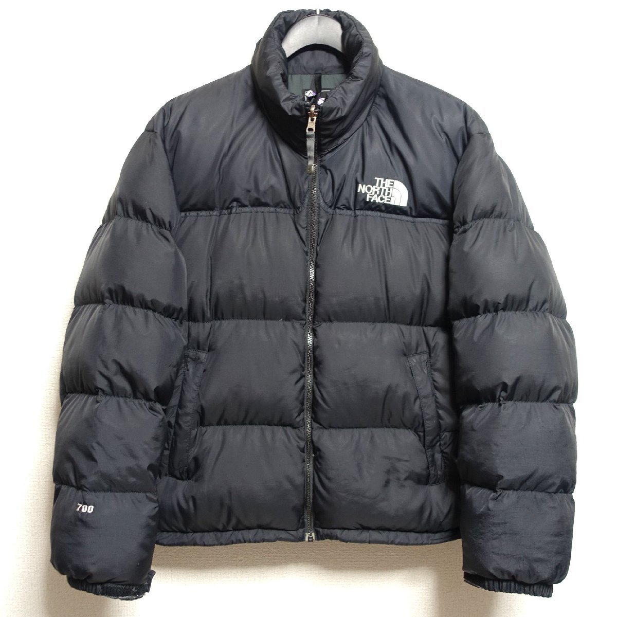 THE NORTH FACE ノースフェイス ヌプシ ダウンジャケット 700FP メンズ Mサイズ 正規品 ブラック D3021