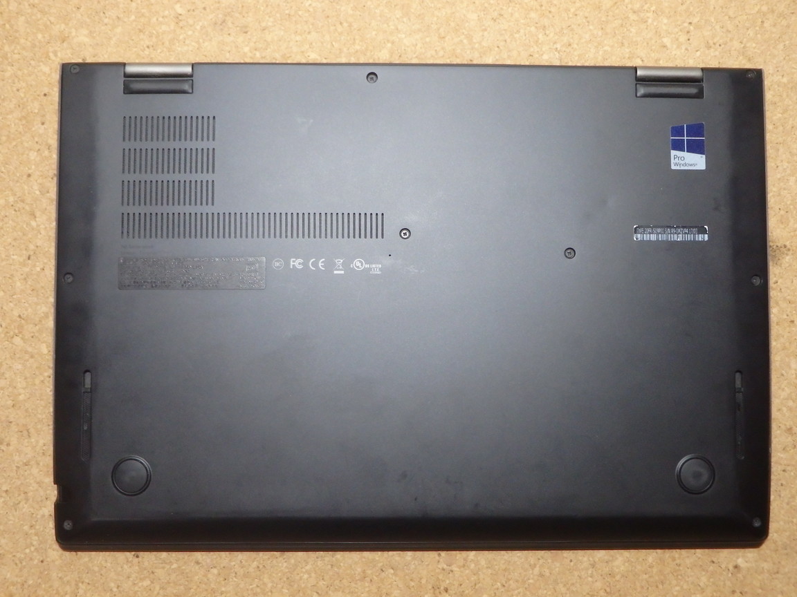 【難あり】Lenovo ThinkPad X1 Yoga（OS:Windows11Pro 22H2/CPU:Core i5-6200U 2.3GHz～2.8GHz/Mem:8GB）管理番号：P212005