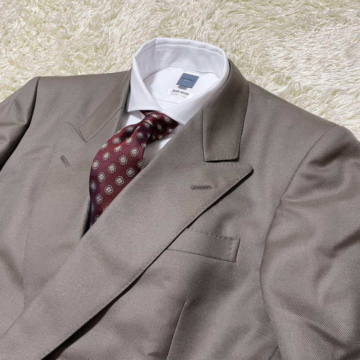 極美品 ! バーバリー 【輝く金ボタン】 Burberrys' ダブルスーツ