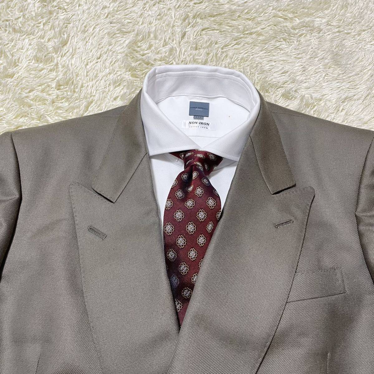 極美品 ! バーバリー 【輝く金ボタン】 Burberrys' ダブルスーツ