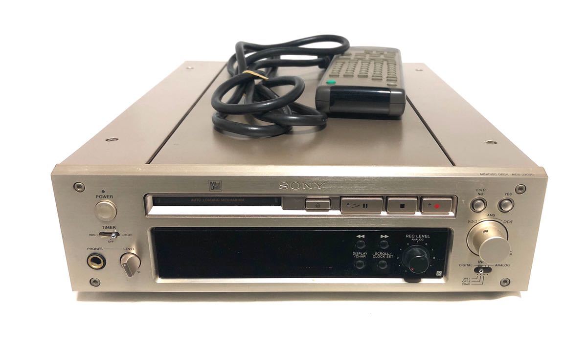 【送料込み・リモコン付き】MDデッキ SONY MDS-J3000ソニー