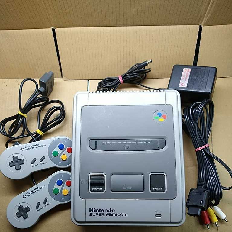 Nintendo Super Famicom 本体 +ソフト5本 これはアツい！1万5千