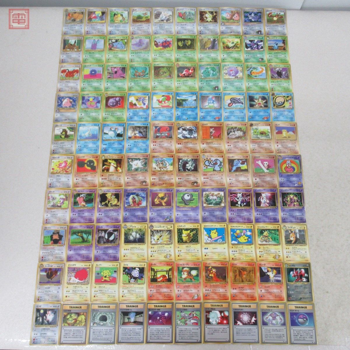 旧裏 ポケモンカード まとめて100枚セット 被りなし 拡張シート プロモ