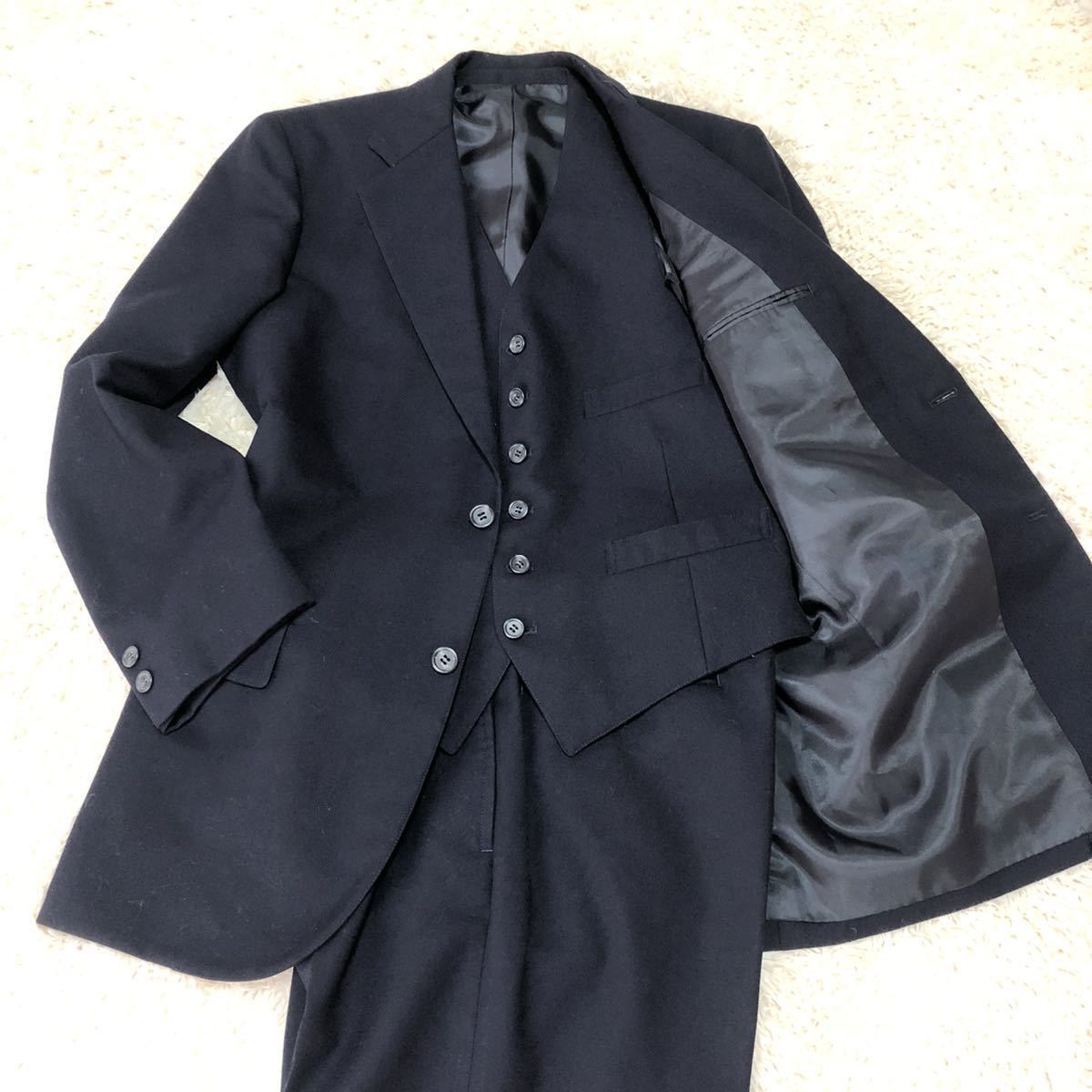 大人の品格◇ネイビーBrooks ブルックスブラザーズ 3ピーススーツ